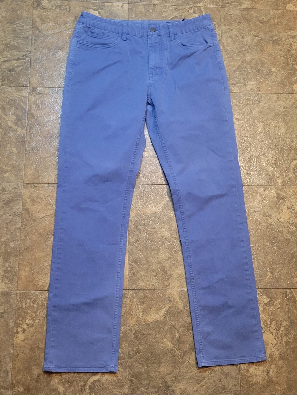Vineyard Vines Stretch Twill 5 Pocket Pants Mens 33x32 Blue Straight Fit Preppy